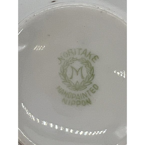 Vintage Delicate Noritake Coffe Cup w/flowers and 2 Bread Plates - Picture 3 of 3